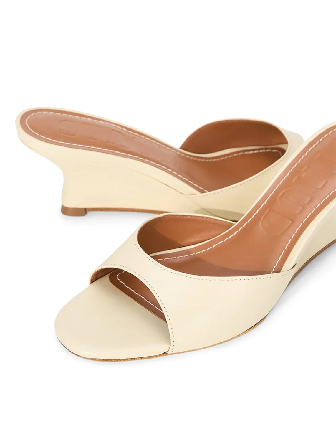 brigitte wedge in cream - Image 5