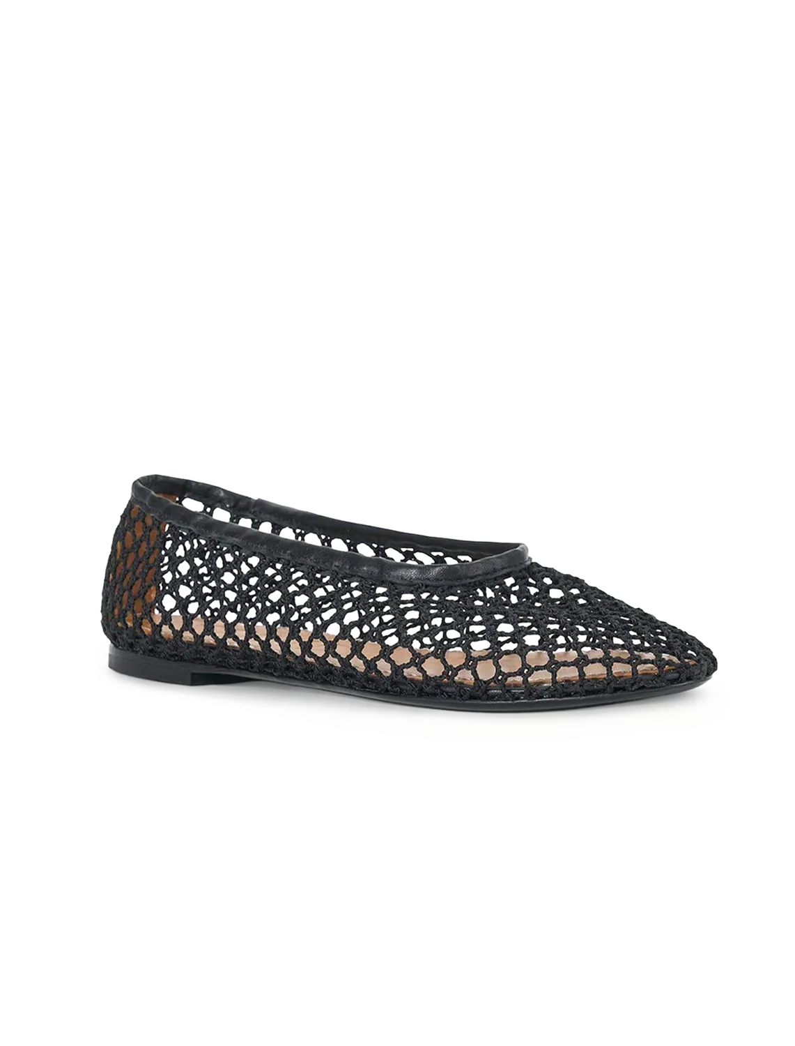 alba ballet in black netting