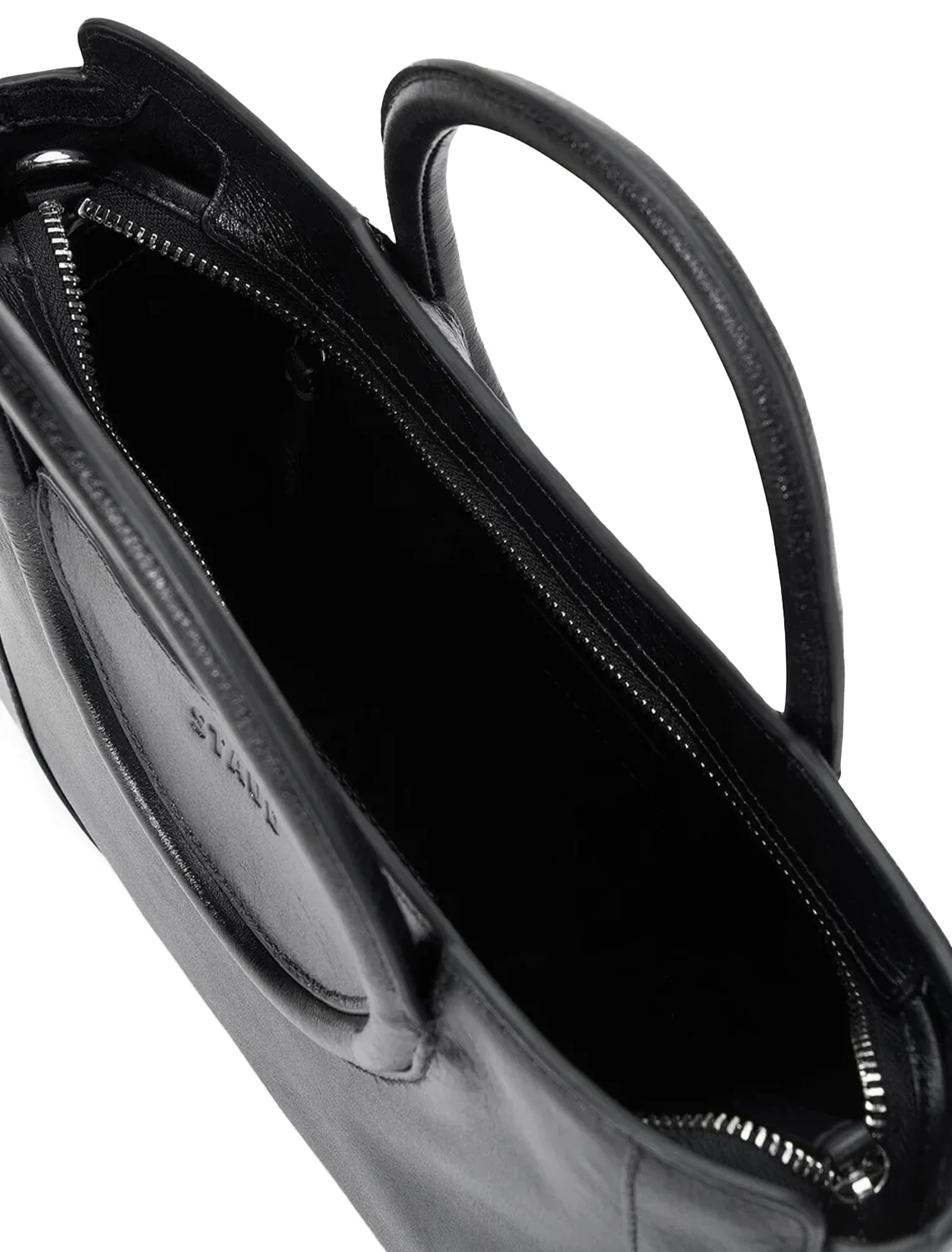 maude mini satchel bag in black - Image 4
