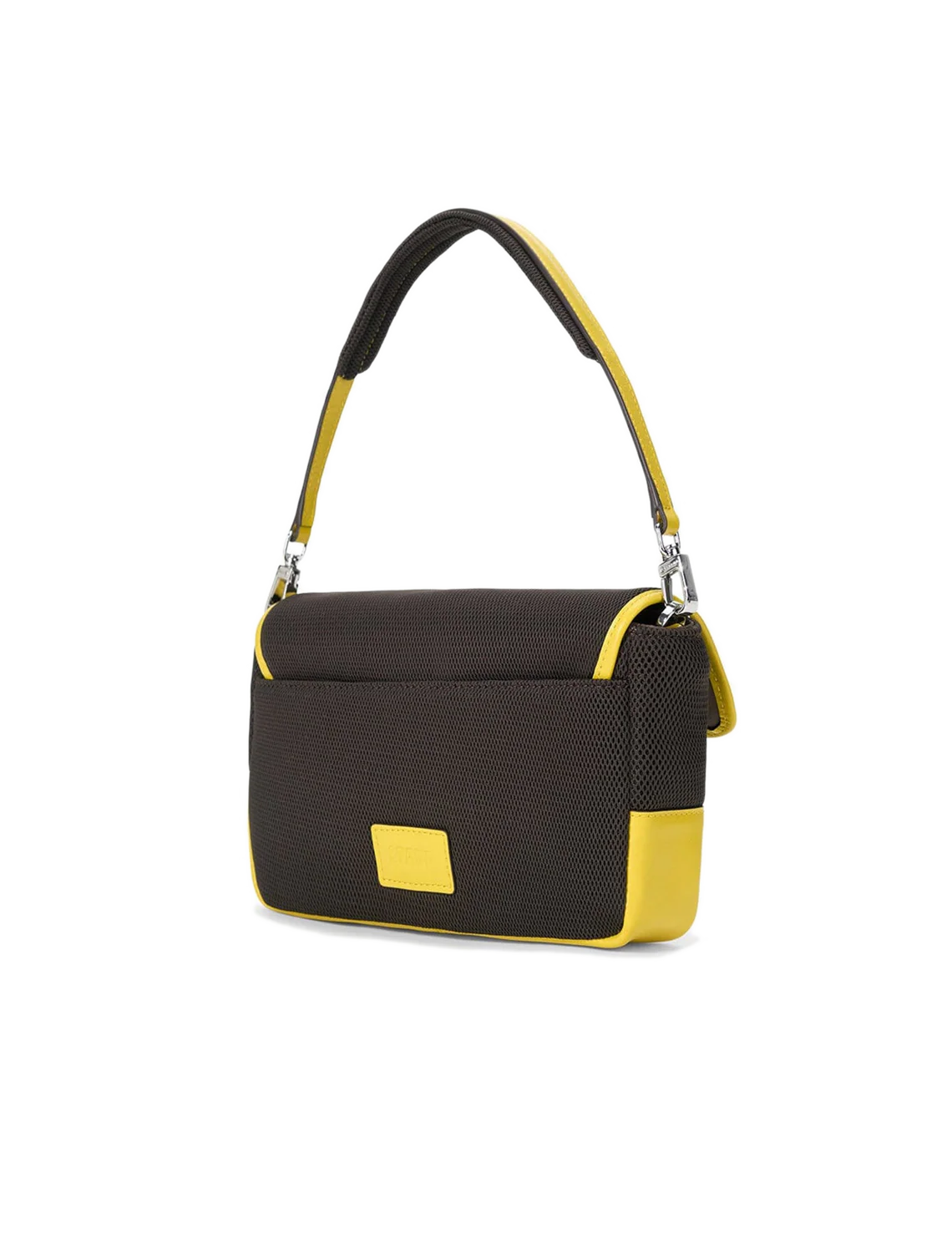 tony shoulder bag in espresso and lemon - Image 3