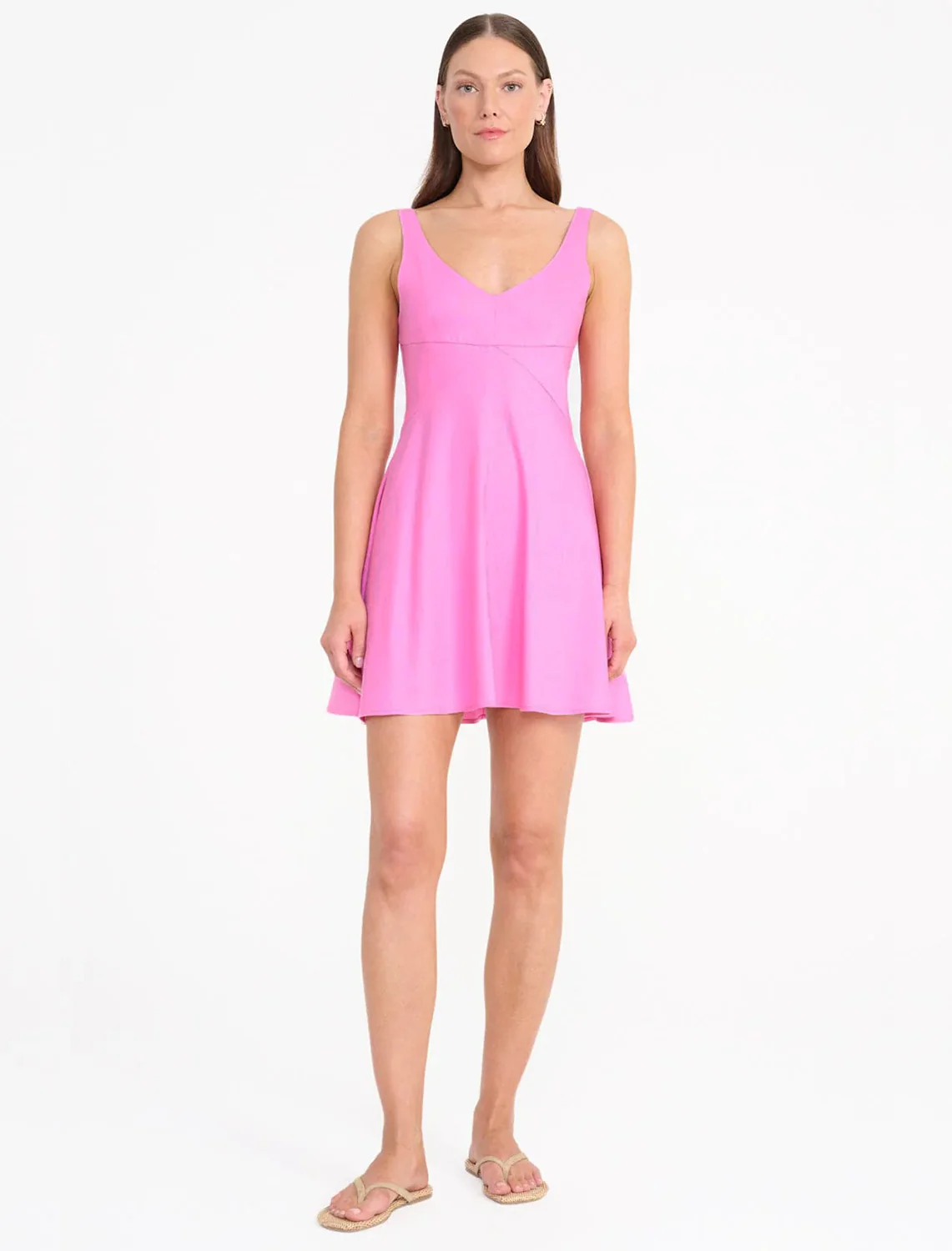 madison mini dress in orchid - Image 2
