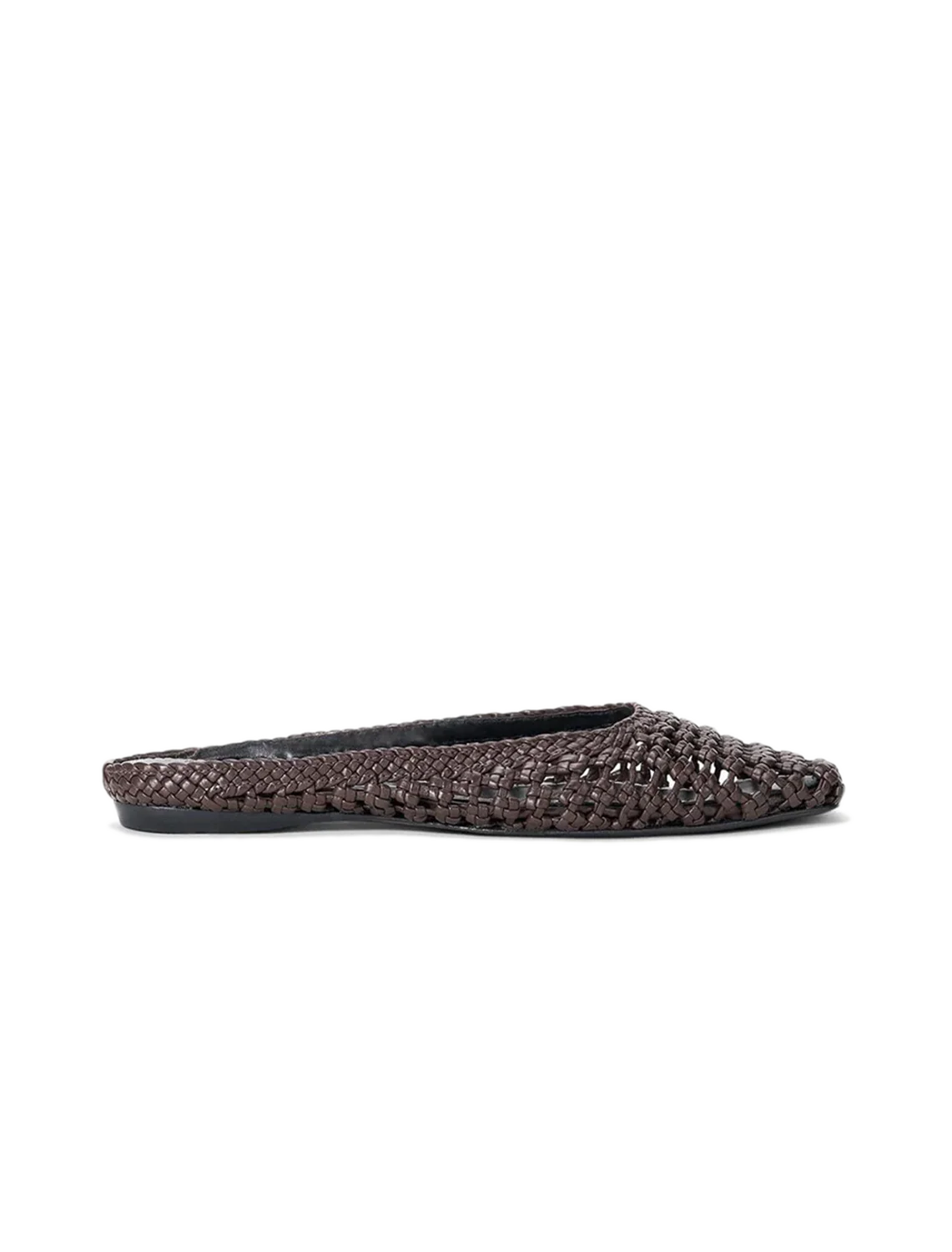 otto hand knotted flat mule in espresso - Image 3