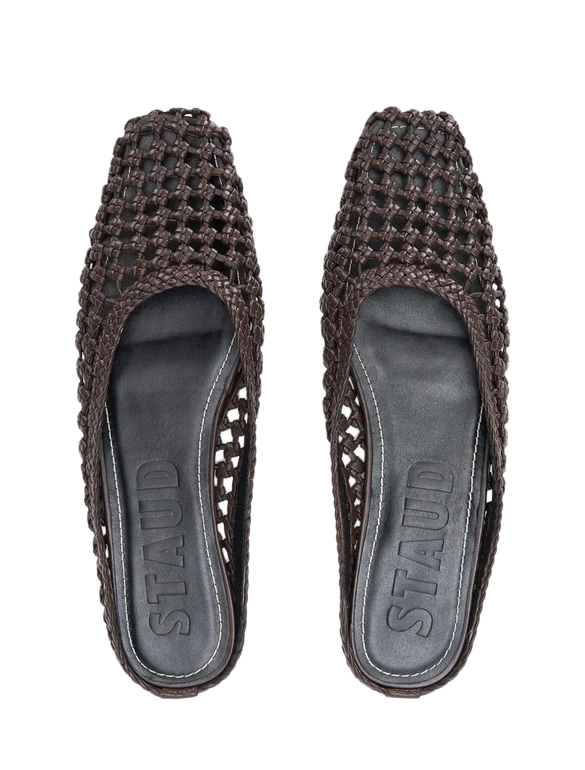otto hand knotted flat mule in espresso - Image 4
