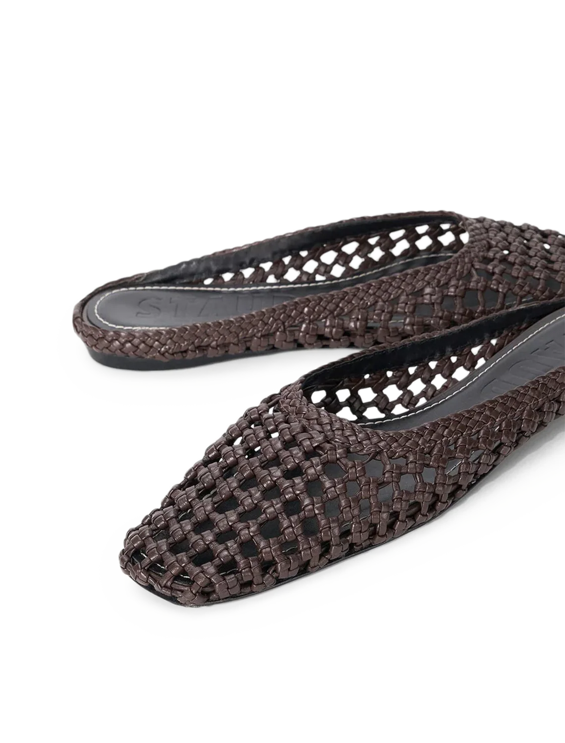 otto hand knotted flat mule in espresso - Image 5