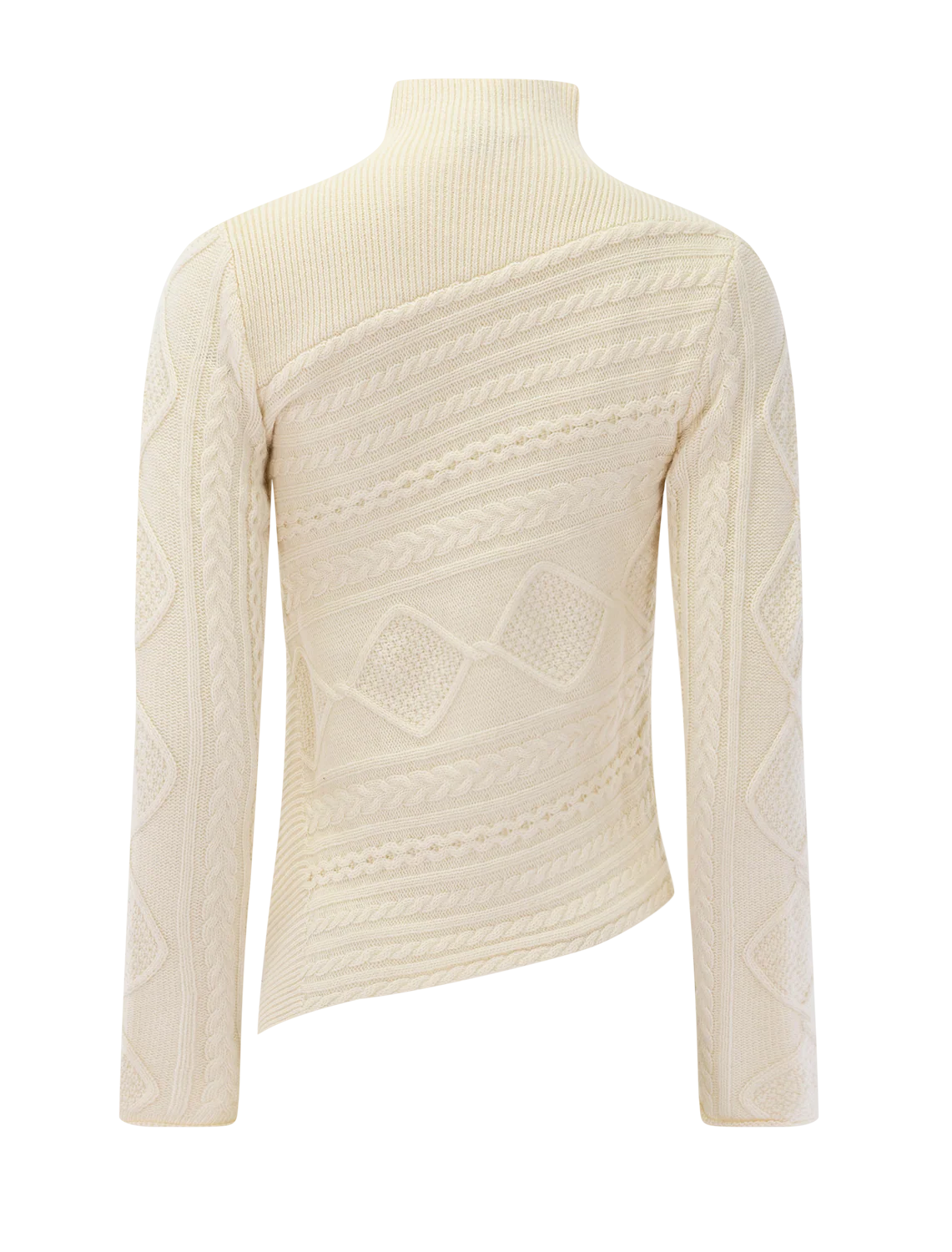 sidney sweater in ivory - Image 3