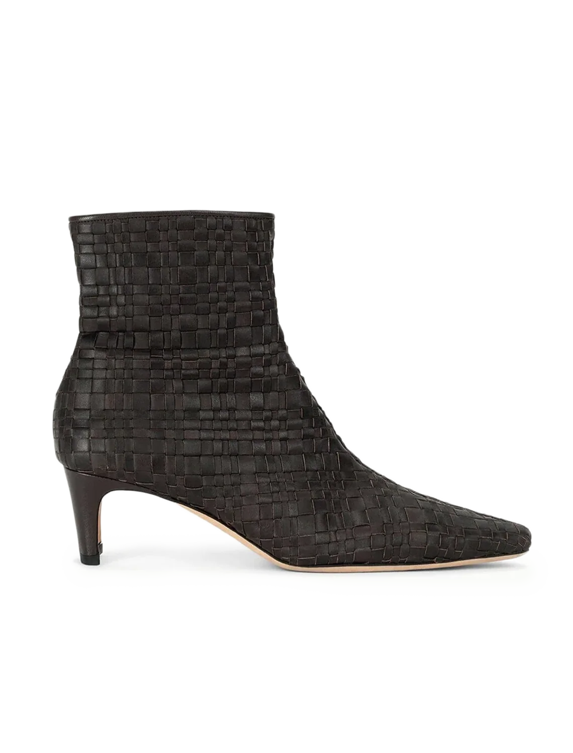 wally ankle boot in espresso woven - Image 3