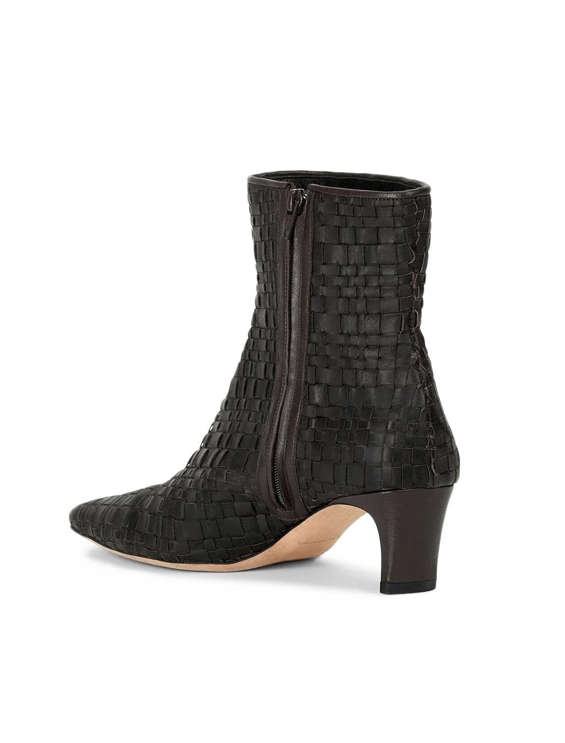 wally ankle boot in espresso woven - Image 4