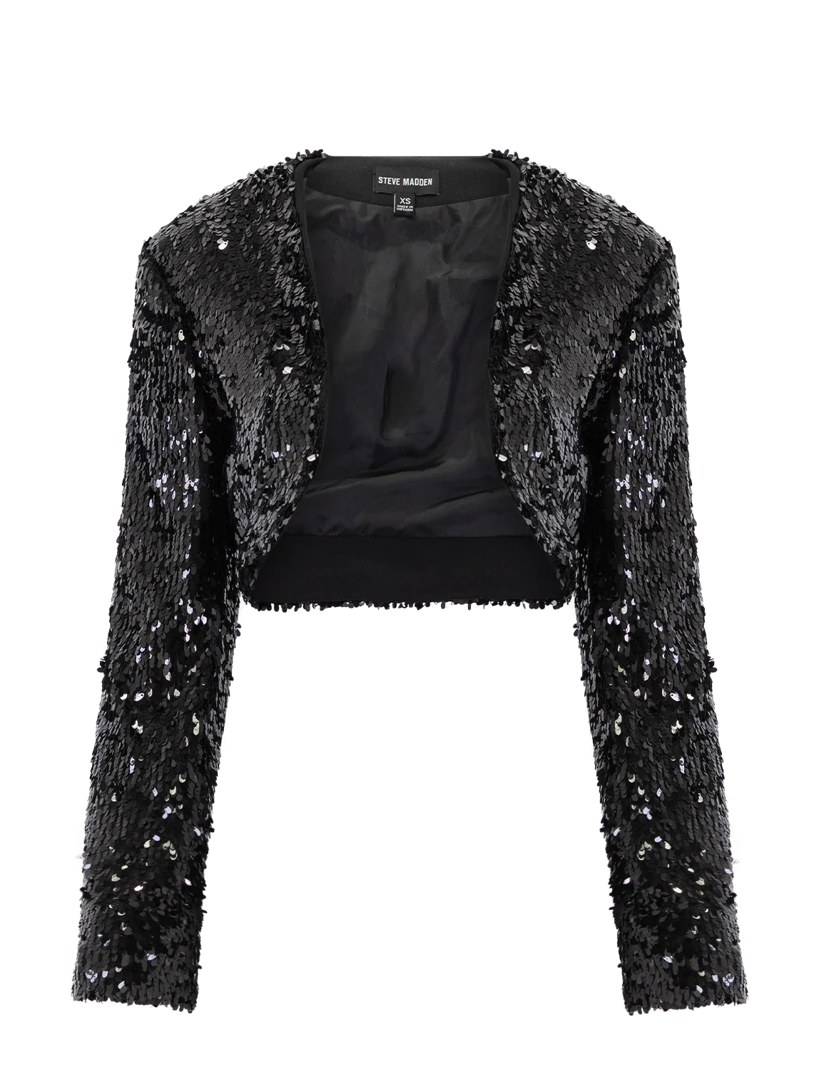 amandaline jacket in black sequins