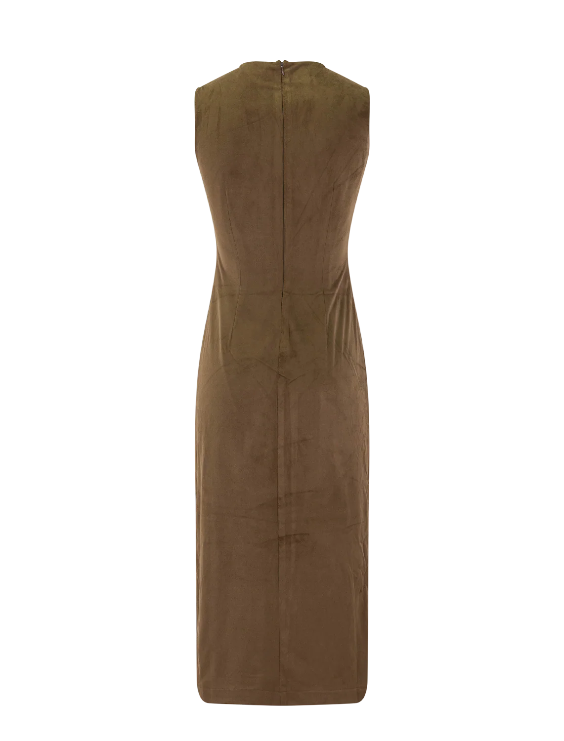 keegan chestnut faux suede dress - Image 3