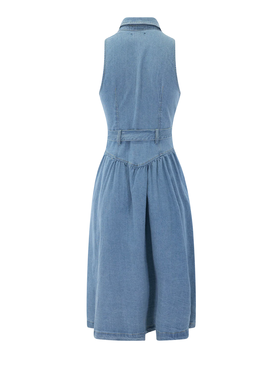 mary dress in denim - Image 3