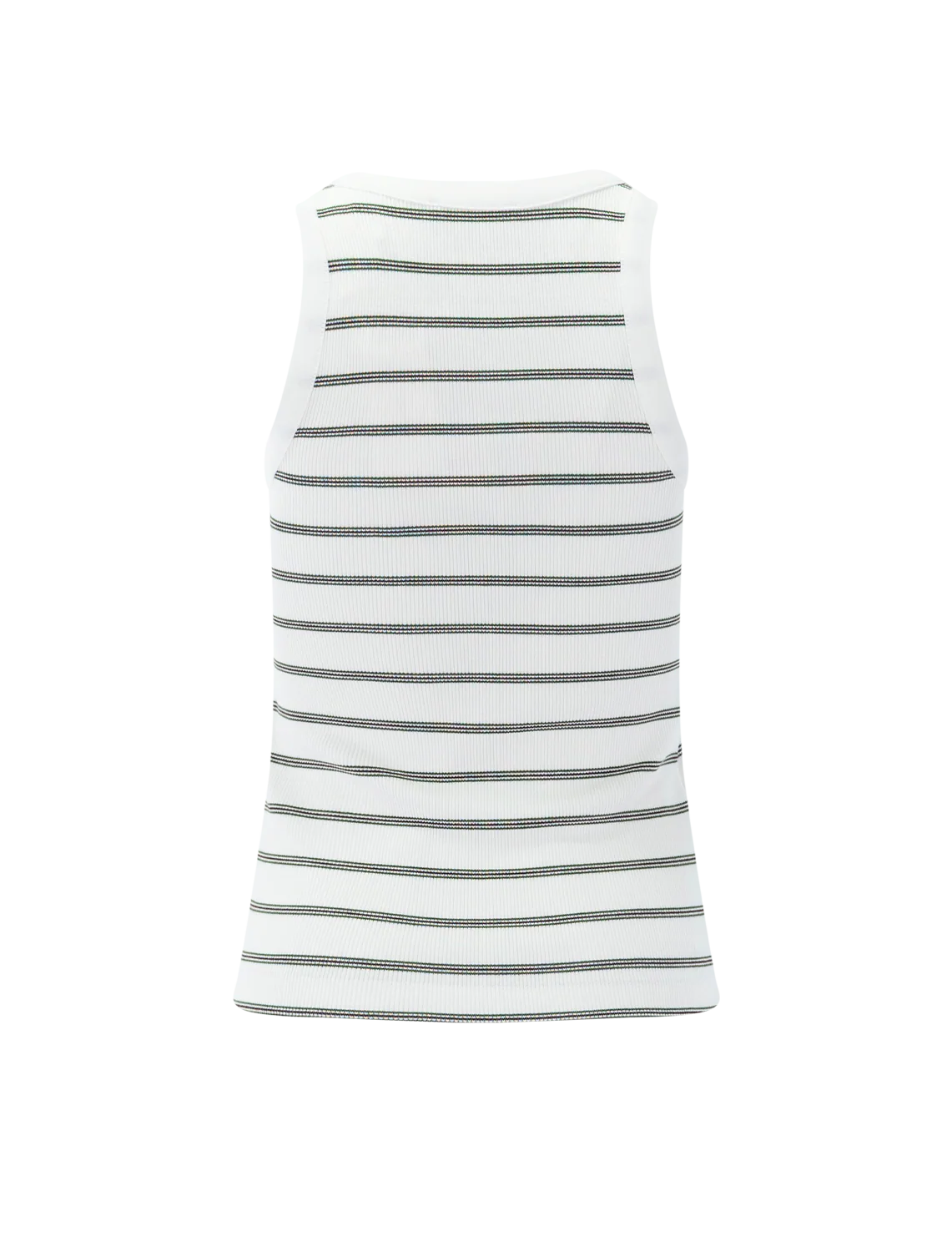 stripe scoop neck tank in herb - Image 3