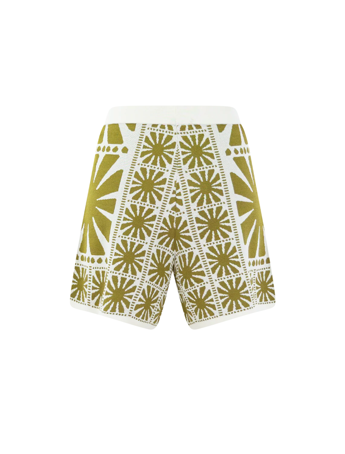 batista knit shorts in olive - Image 3