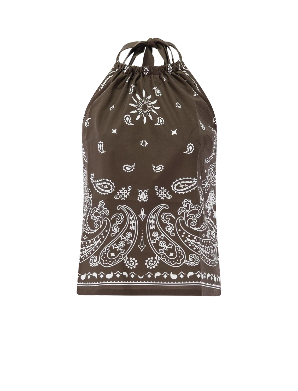 looka tank in chocolate bandana
