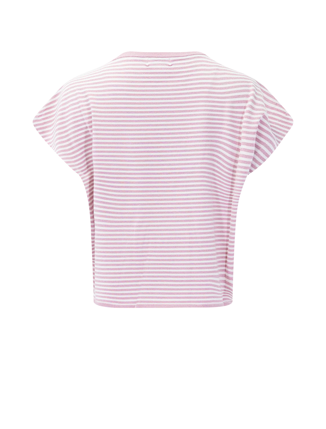 pimoni knit top in rose stripe - Image 3