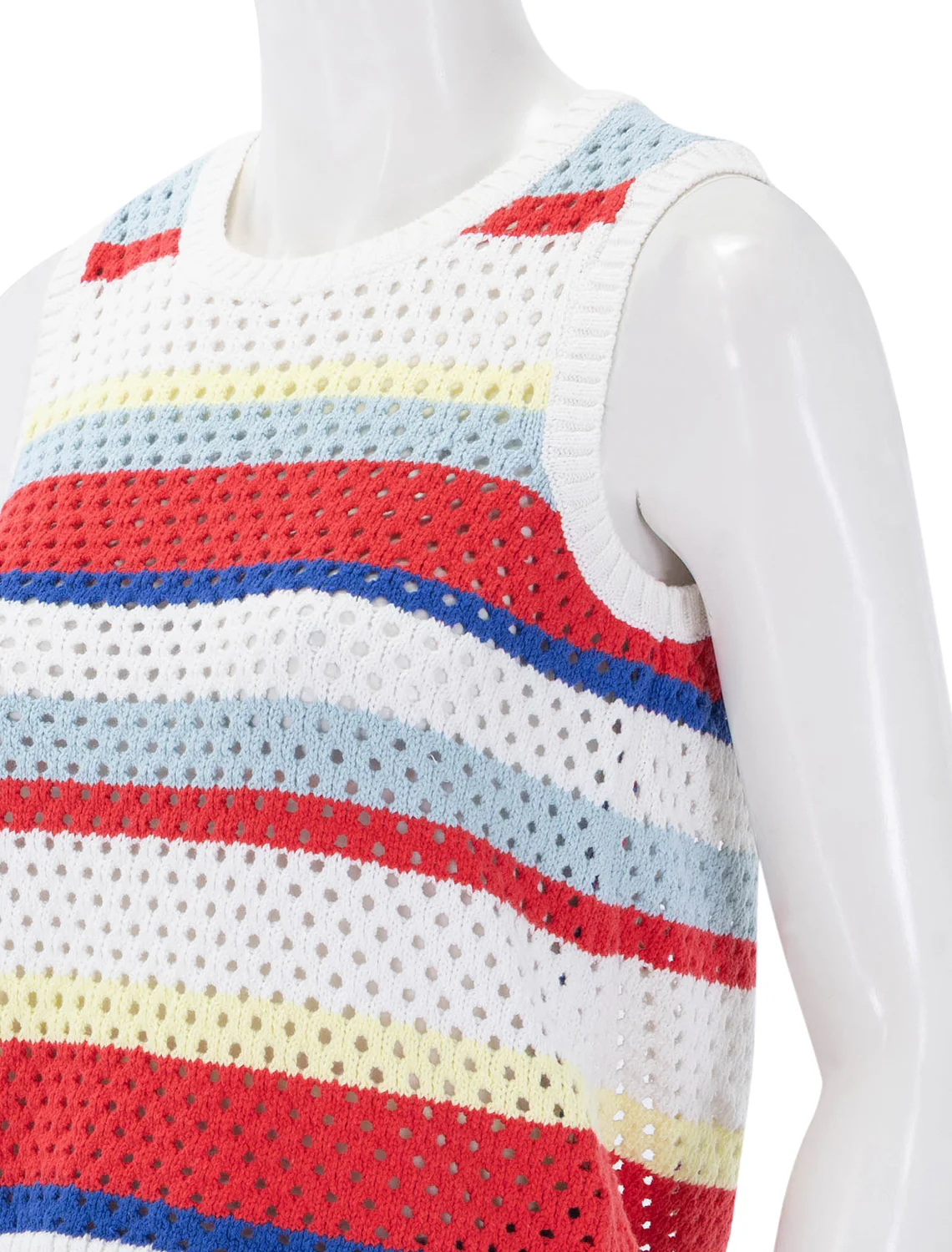 tie back stripe tank sweater - Image 3