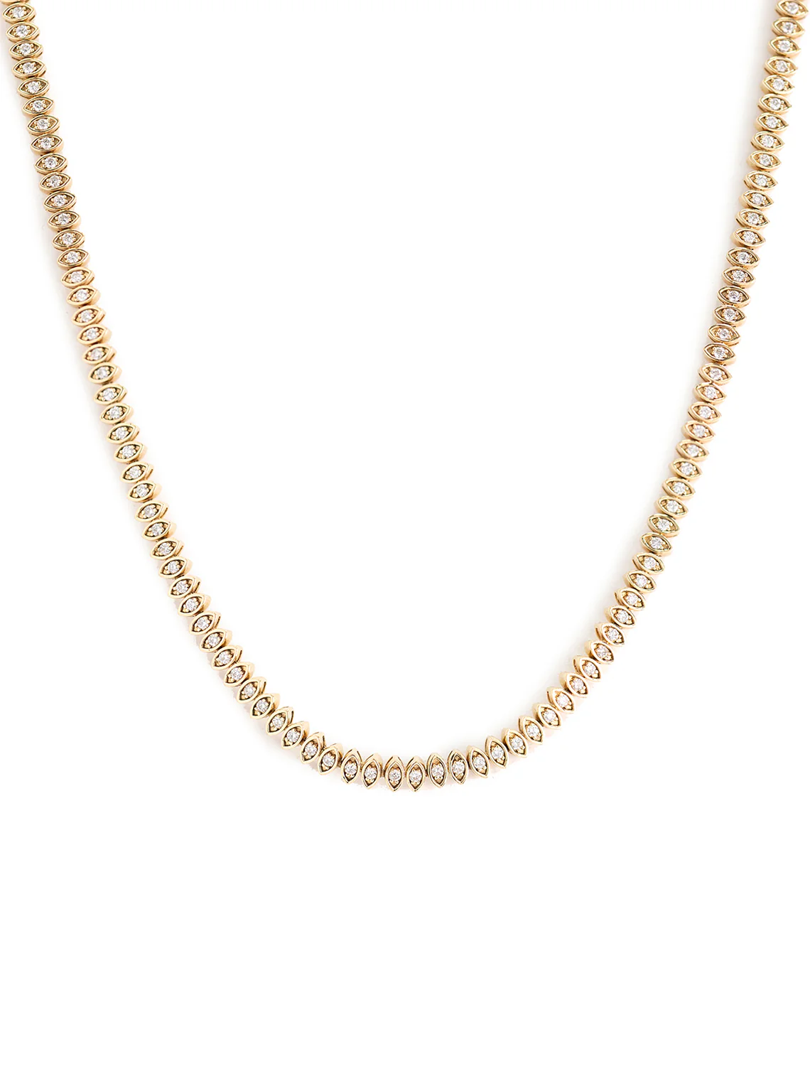 marquise eternity necklace