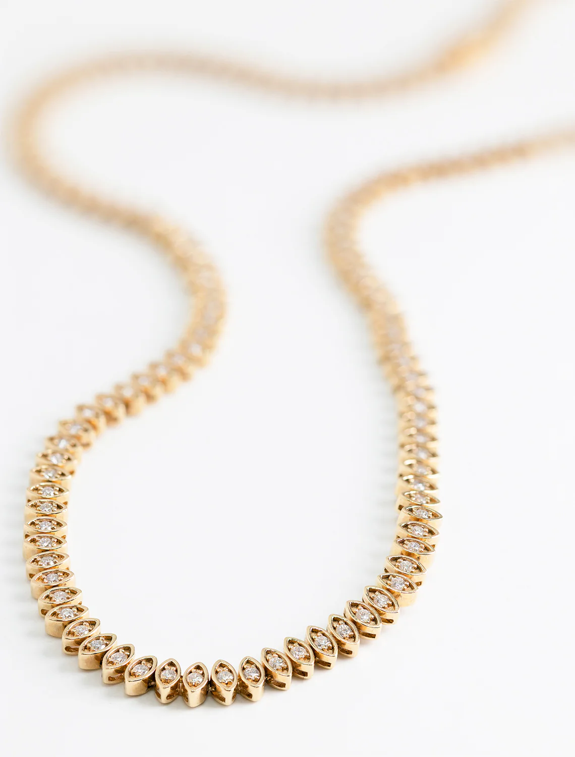 marquise eternity necklace - Image 2