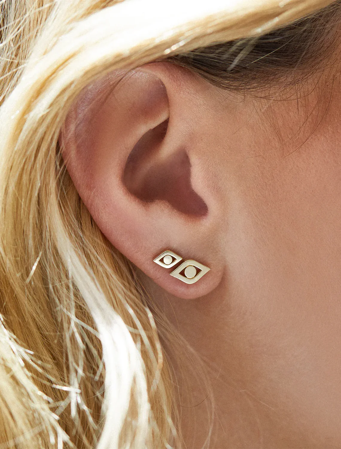 small pure evil eye studs - Image 2