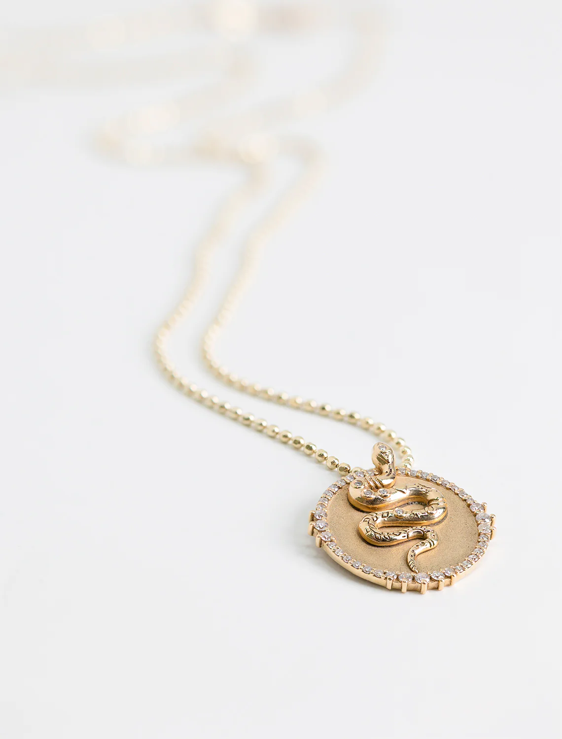 snake coin charm on heavy bolita - Image 3