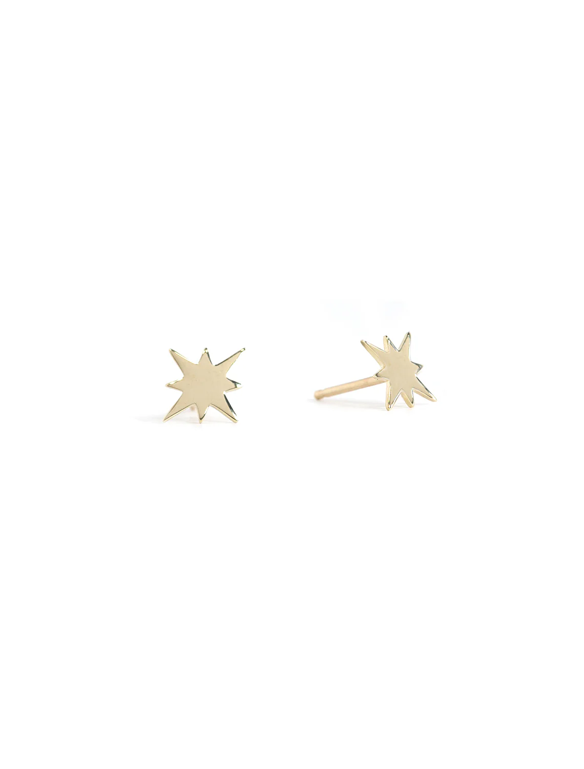 tiny pure starbust studs