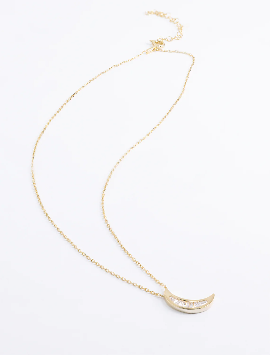 baguette moon necklace - Image 2