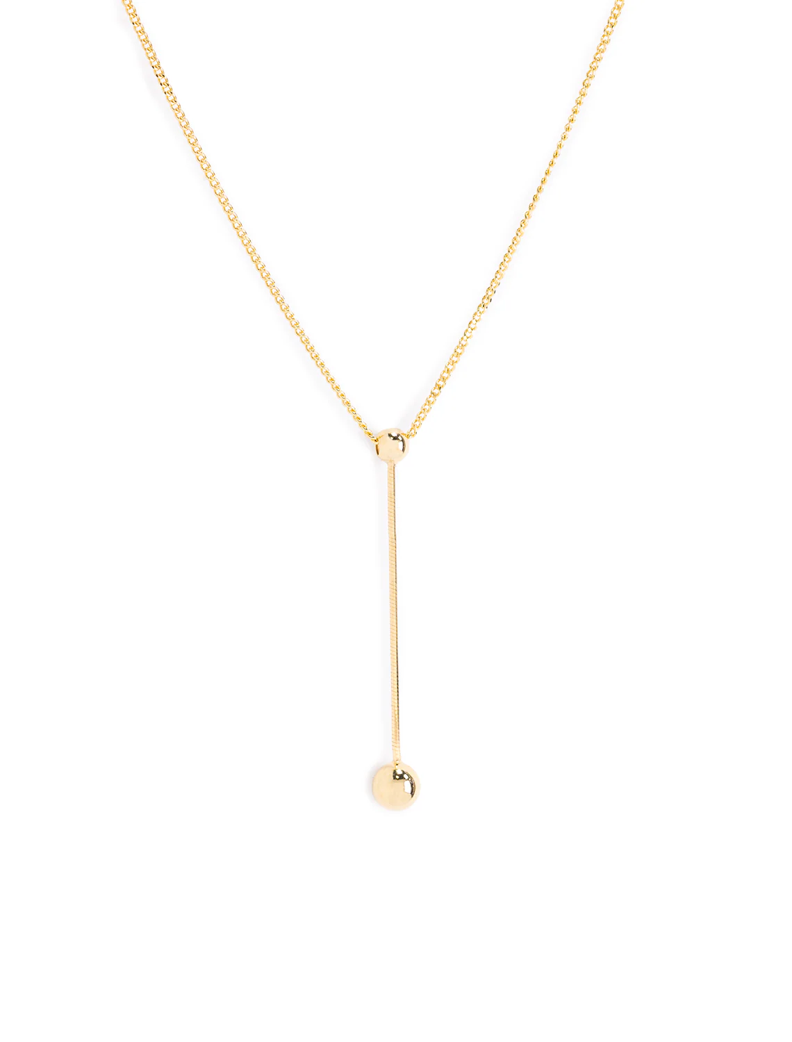 ball and chain pendant necklace