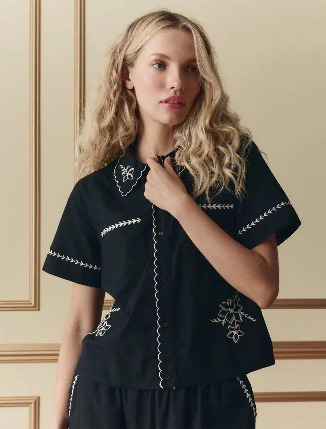 the bowling shirt with hanky panky embroidery - Image 2