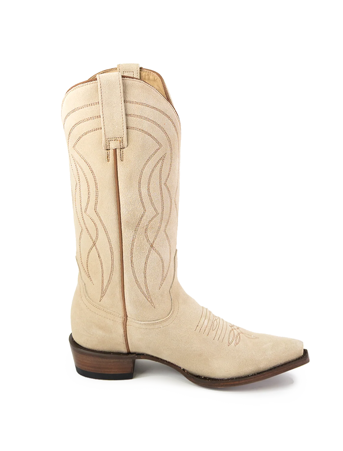 the stetson cowboy boot in pearl suede - Image 3
