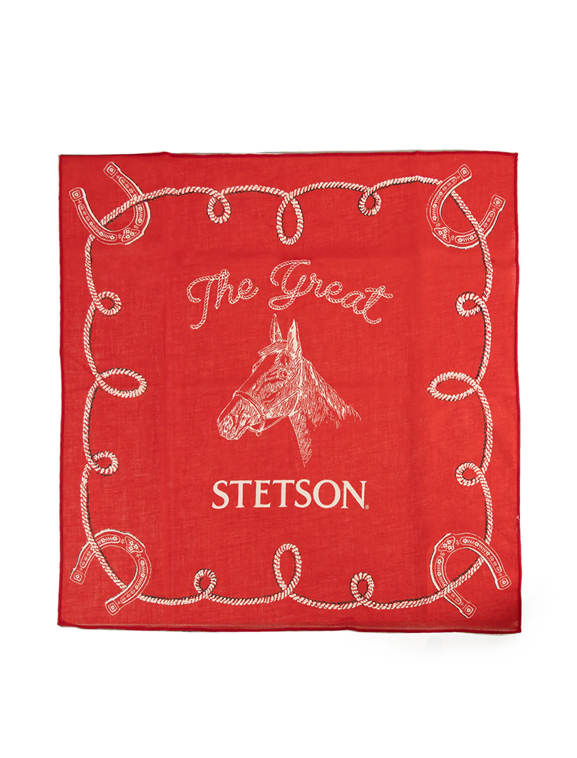 the stetson western bandana in red
