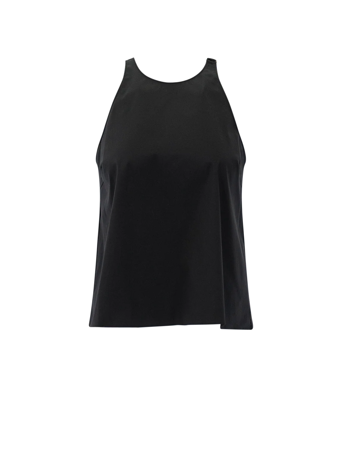 sleeveless d-ring shell in black