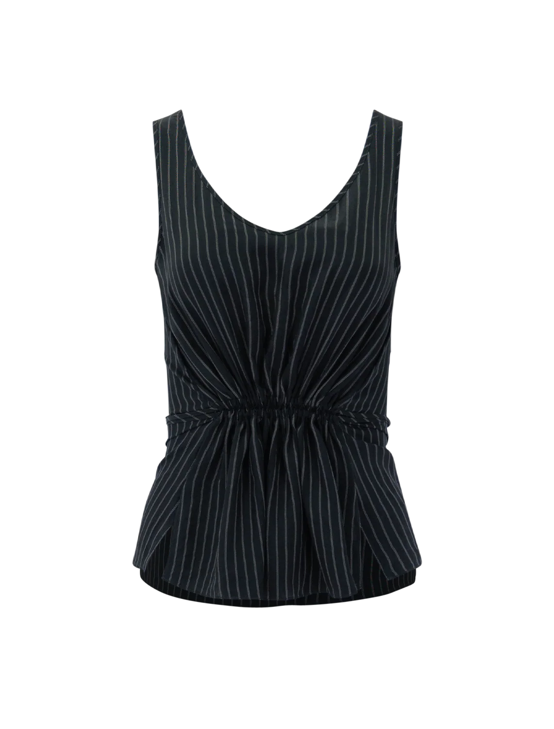 tie easy tank in black
