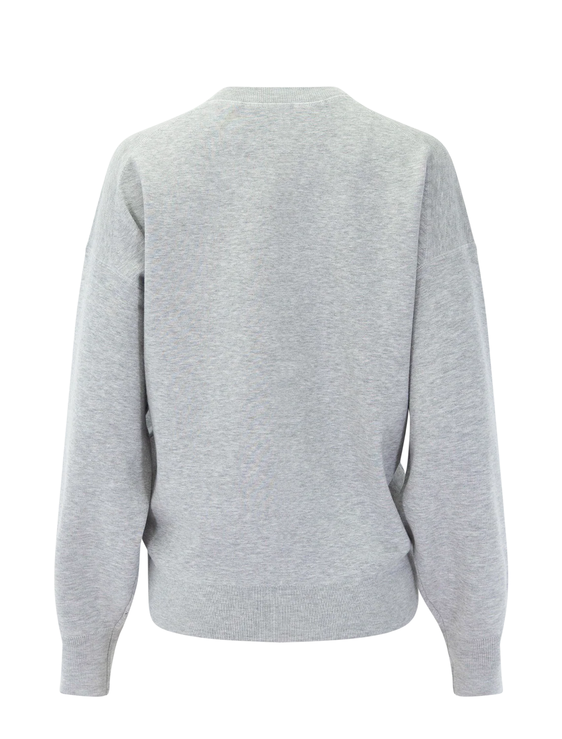 v-neck sweatshirt in gravity melange - Image 3