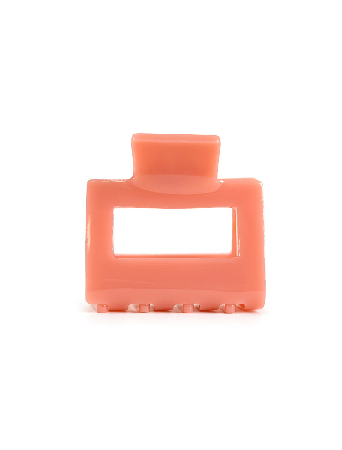 eco kylie hair clip in coral pink - Image 2