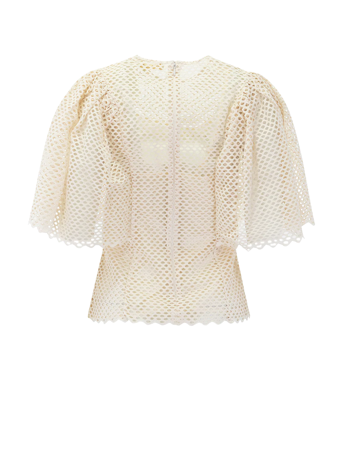 hera eyelet top in cowrie - Image 3