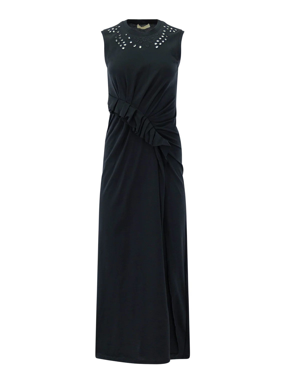 jeune cotton dress in noir
