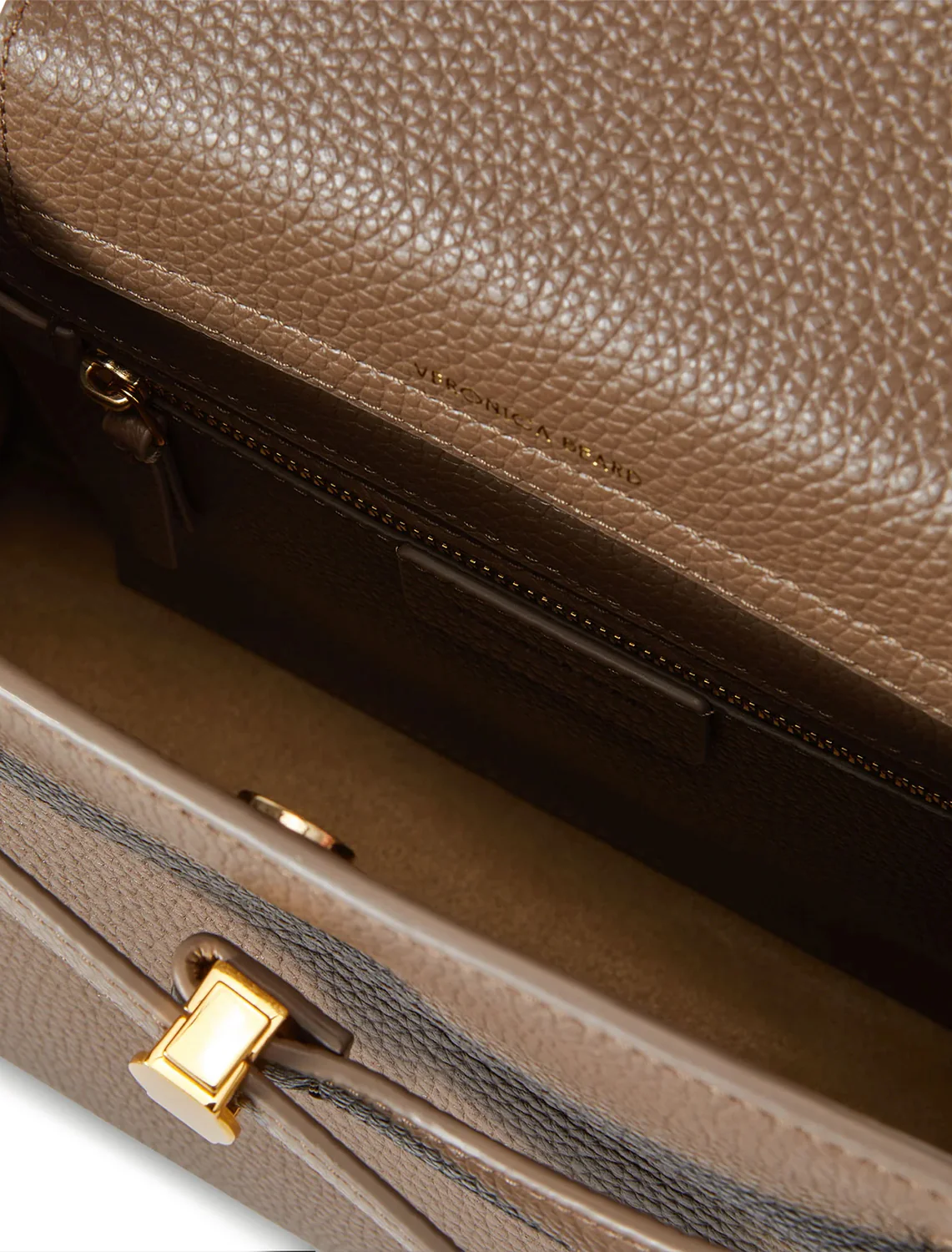 dash top handle bag in bark - Image 4
