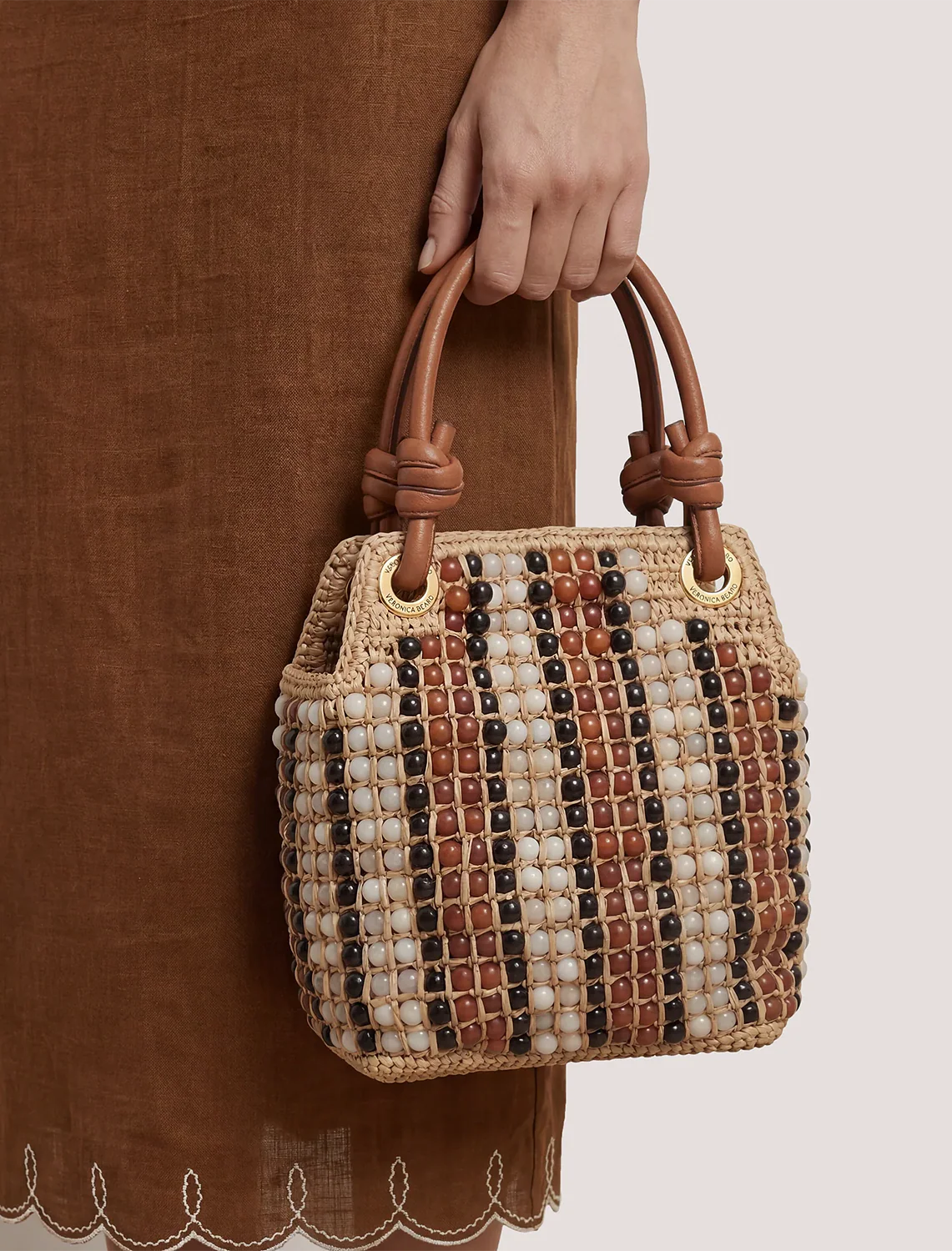 small beaded slouch bag hazelwood - Image 2