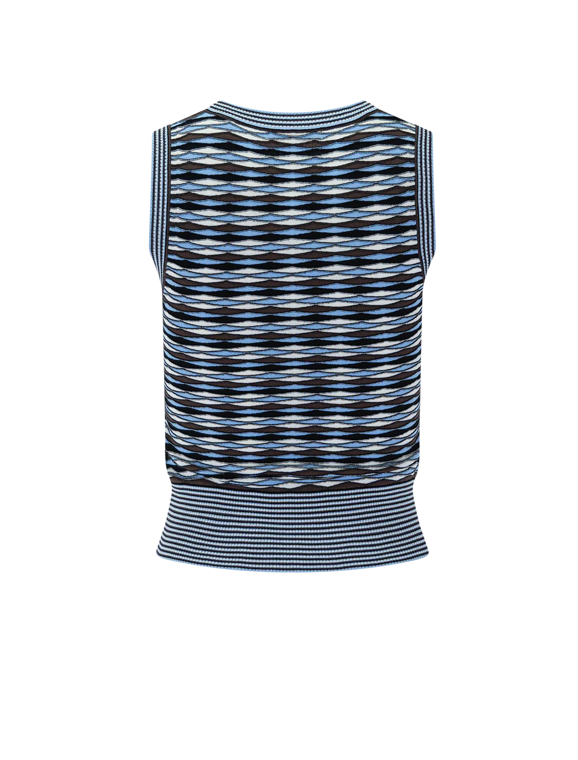 jerrel knit tank in blue jay - Image 3