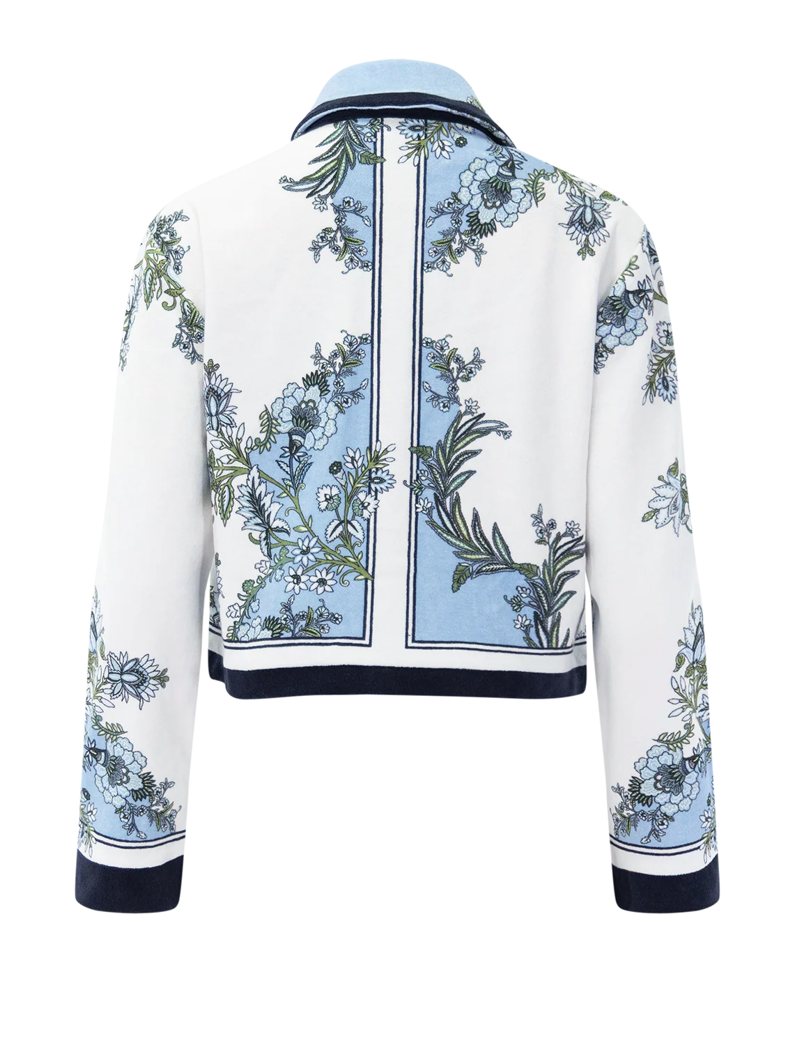 novelle cardigan blue jay print - Image 3