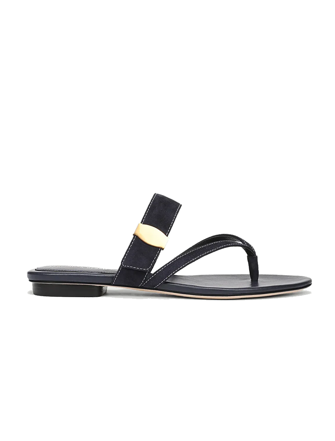 salva dash sandal in navy suede - Image 3