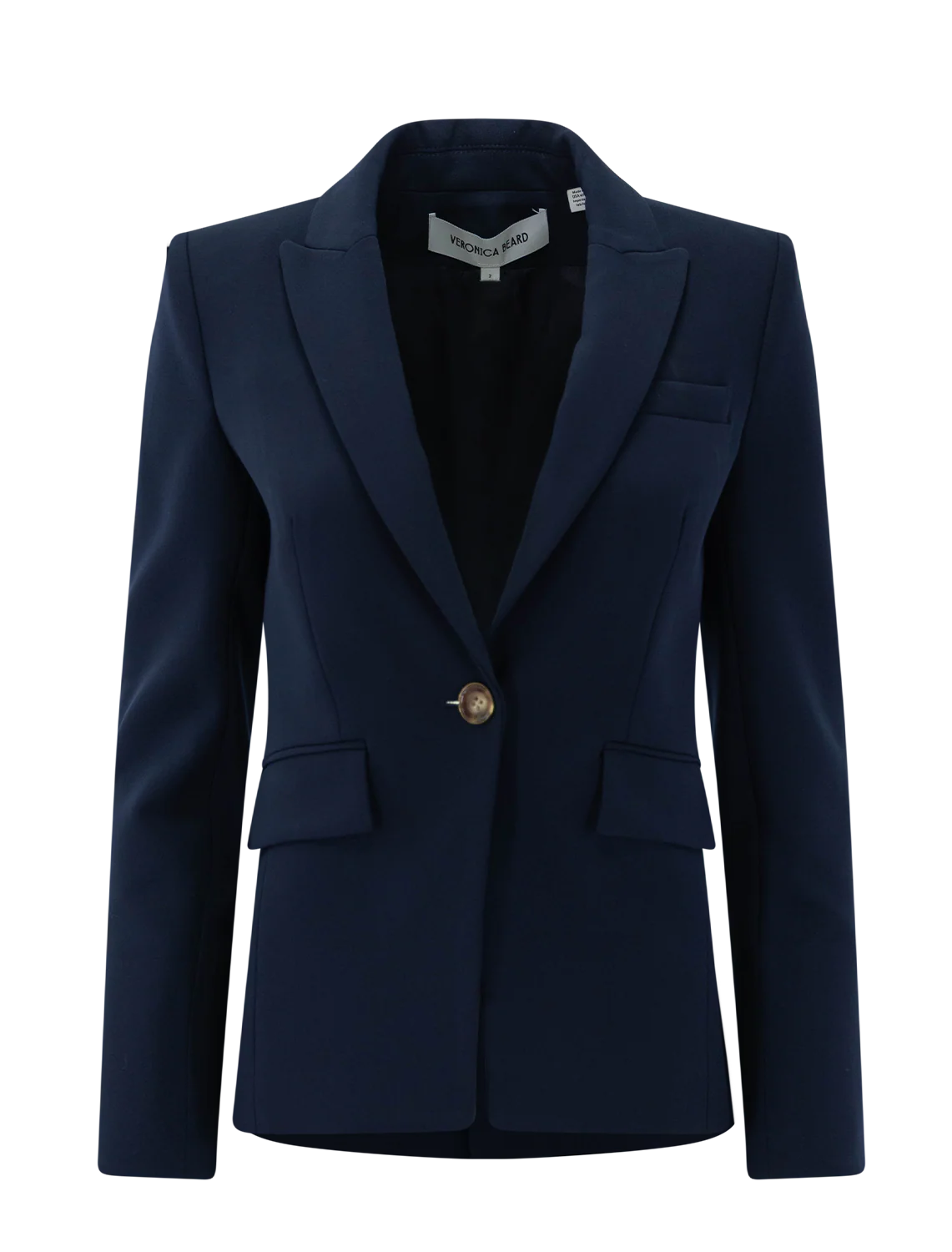 single breasted miller dickey jacket in navy