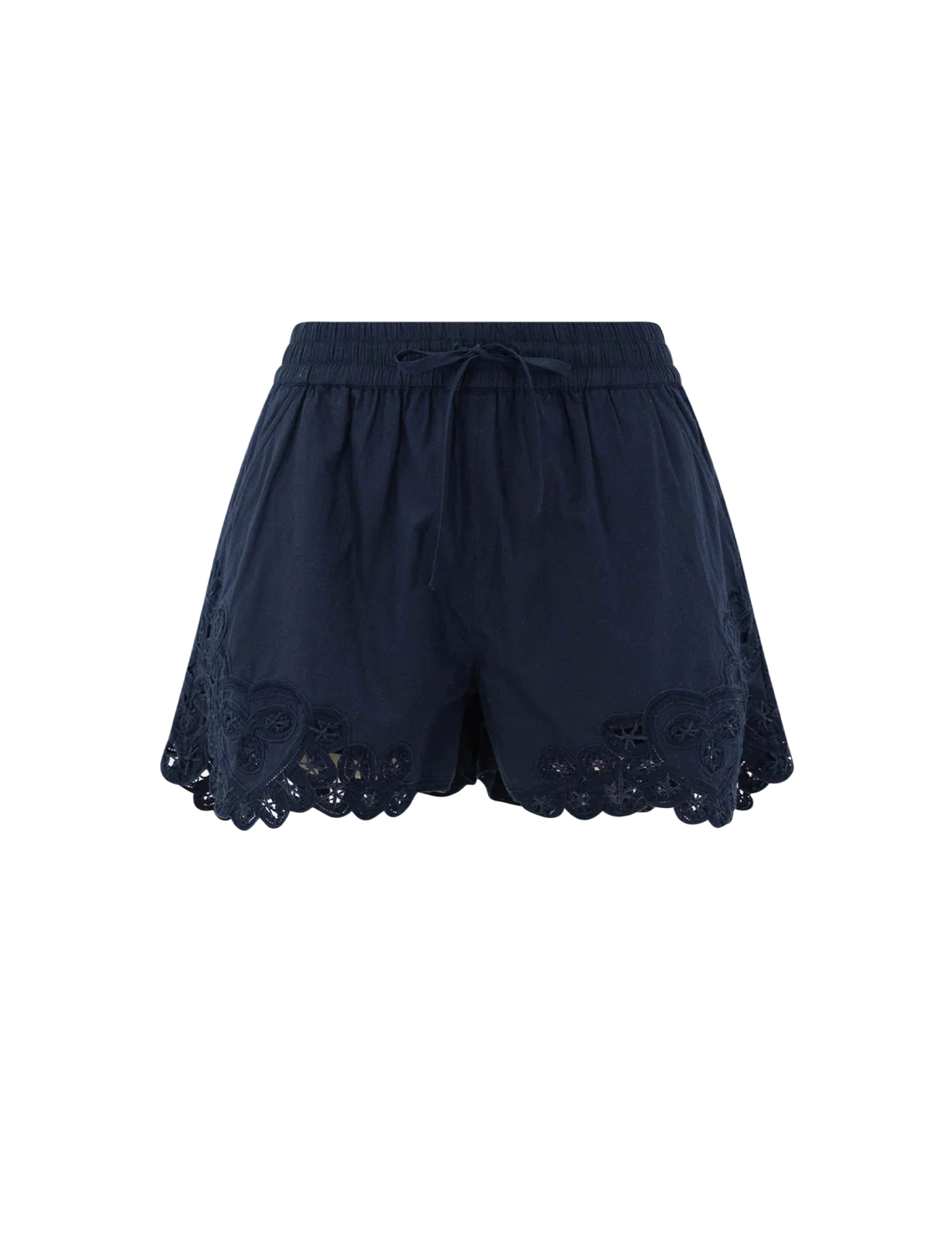 vivaldi embroidery short in navy