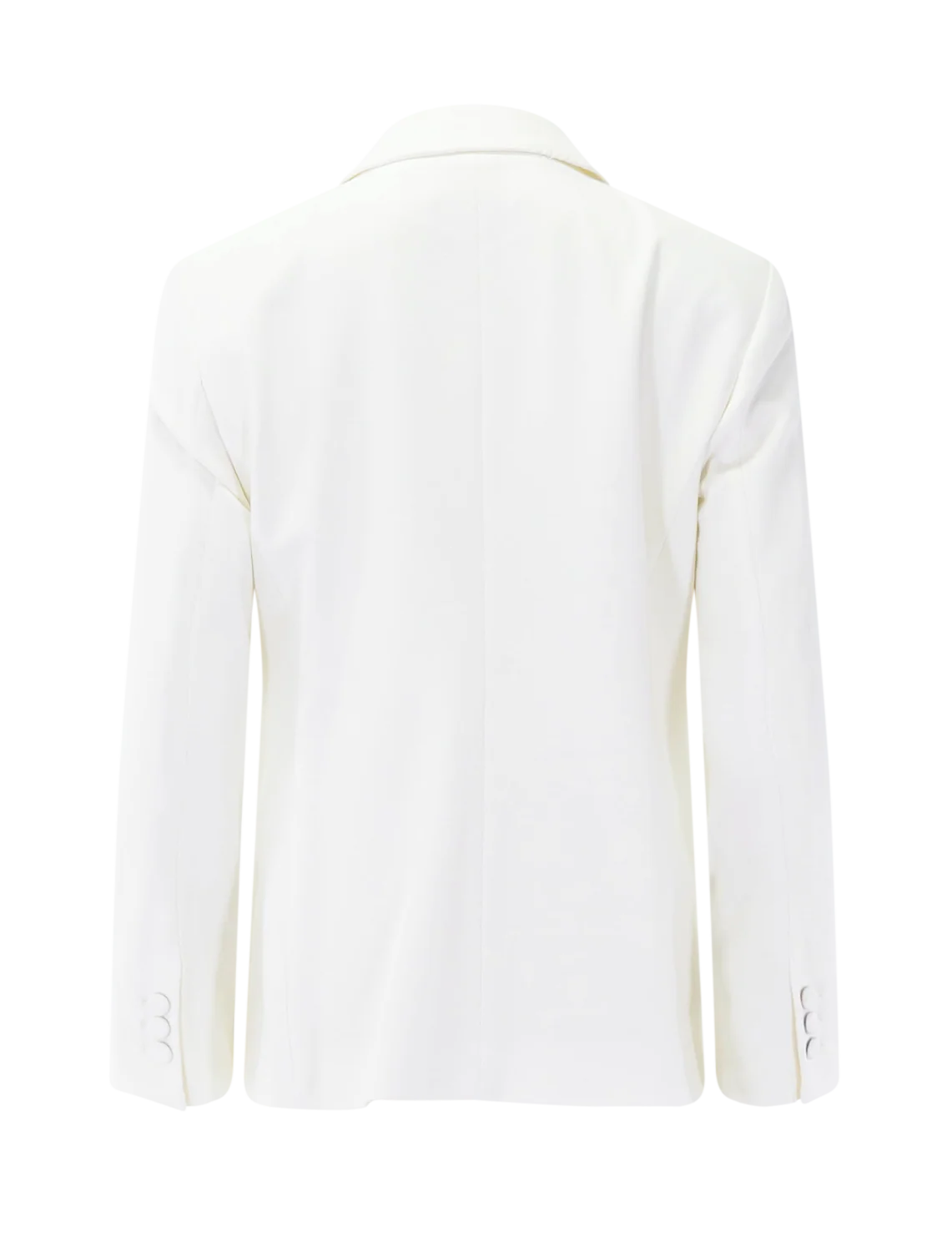 harlow ponte blazer in white - Image 3
