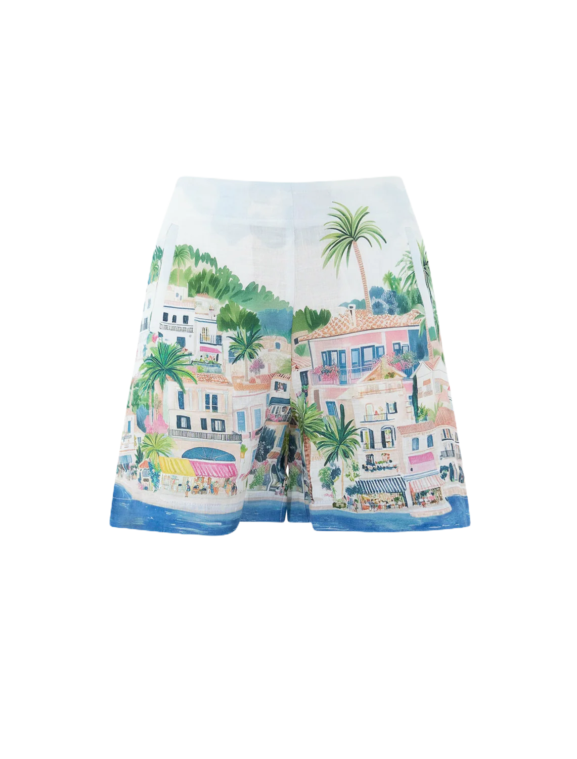 sandra shorts in lino print