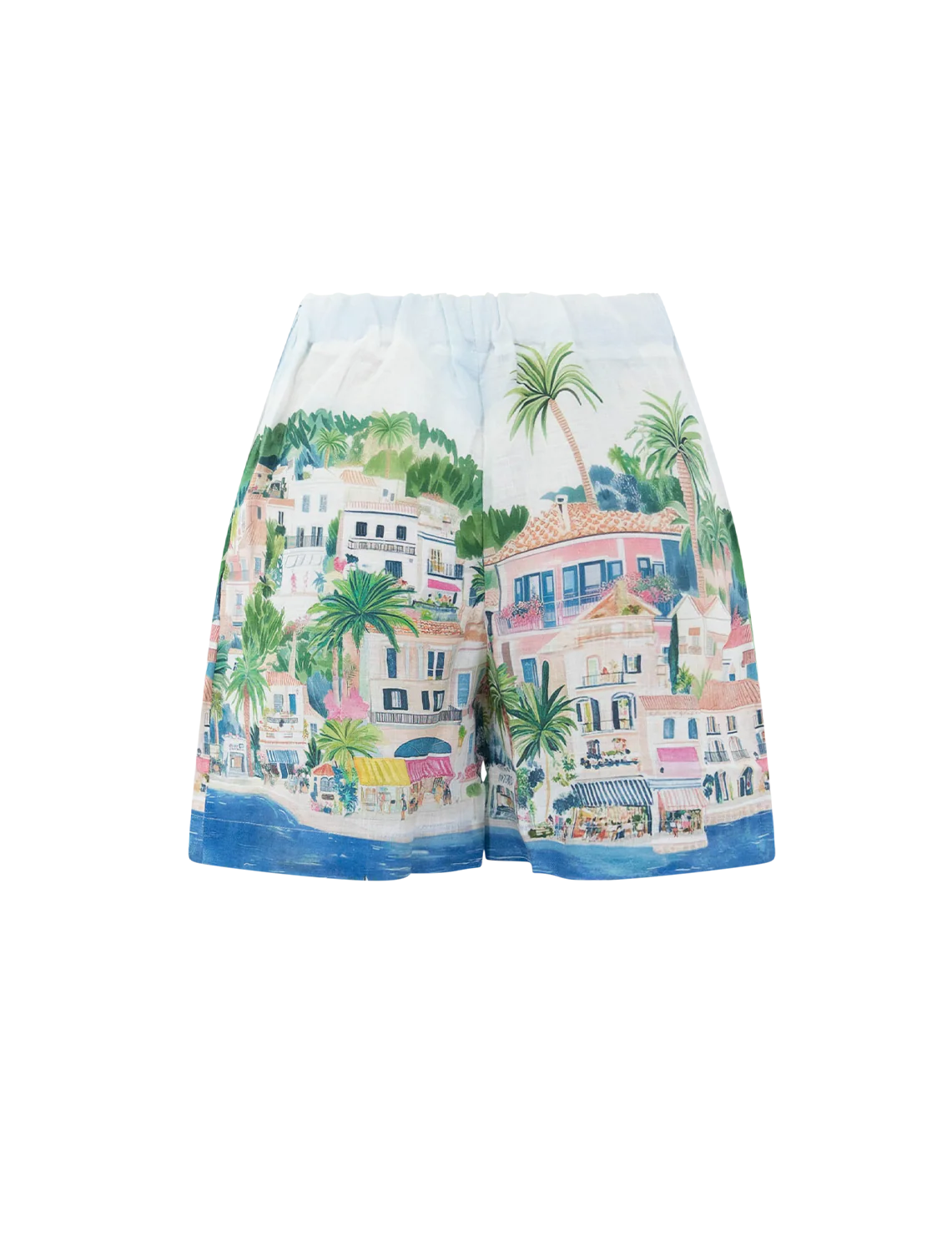 sandra shorts in lino print - Image 3