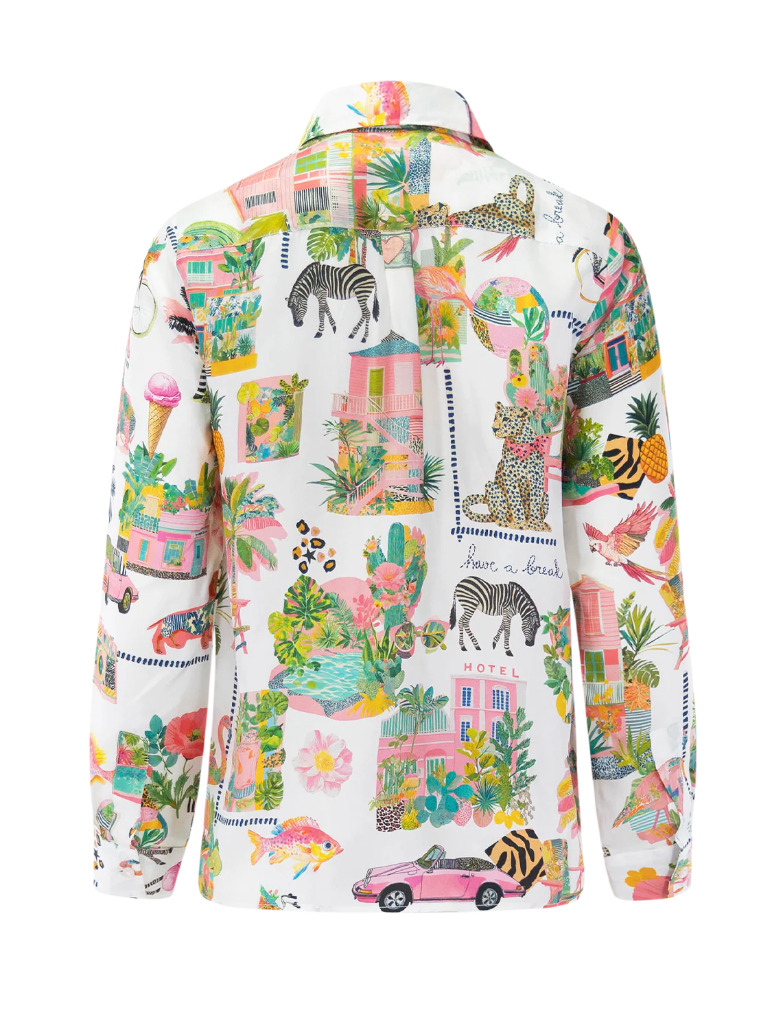 tea blouse in california seda print - Image 3