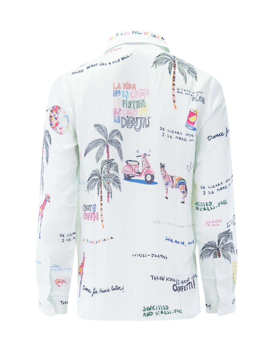 tea blouse in quirky dance print - Image 3