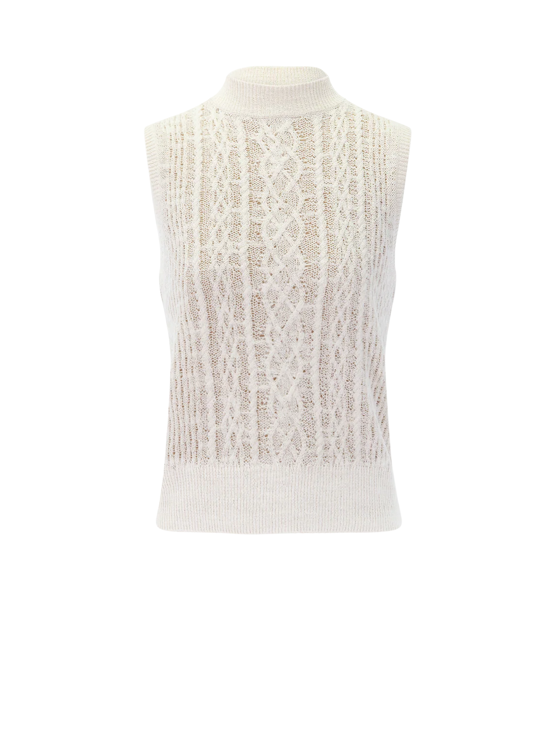 cable double layer shell in off white