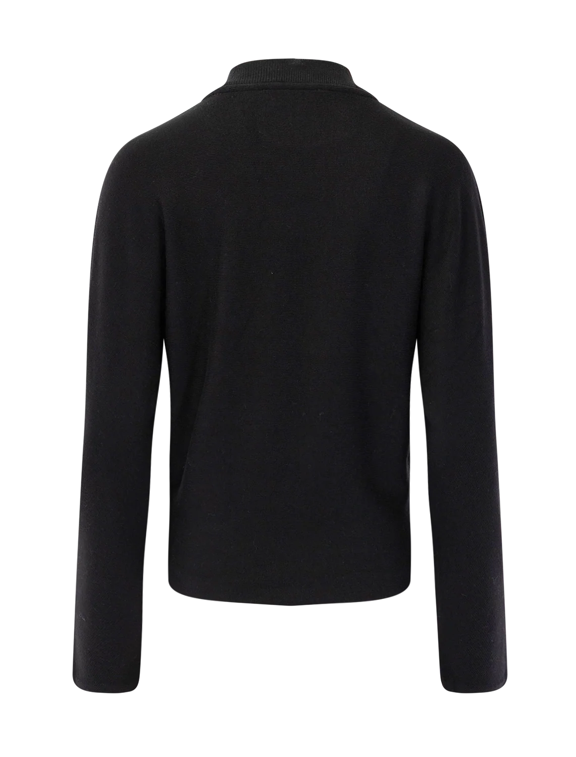 cozy long sleeve dolman mock neck in black - Image 3