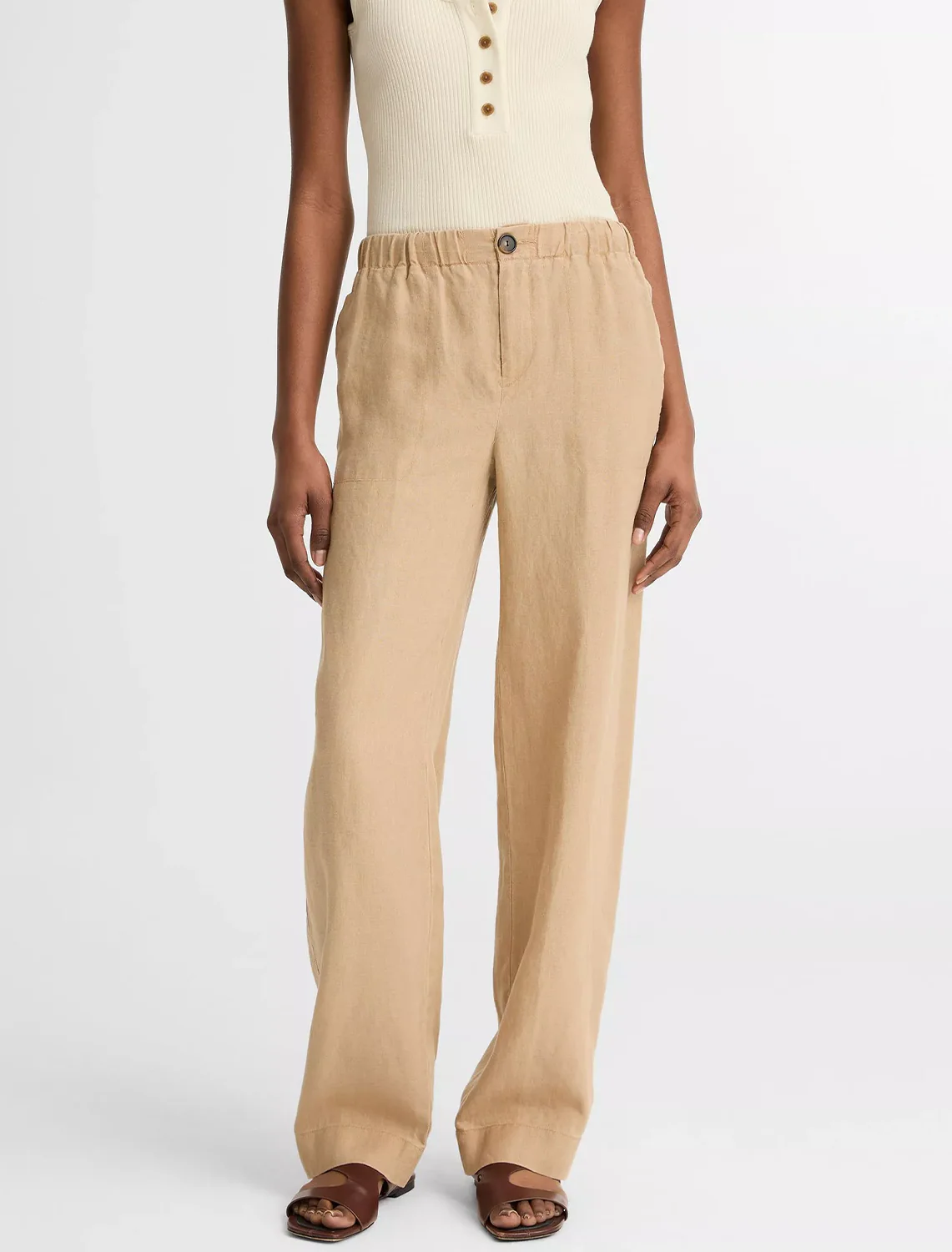 hemp utility pant in brulee - Image 2